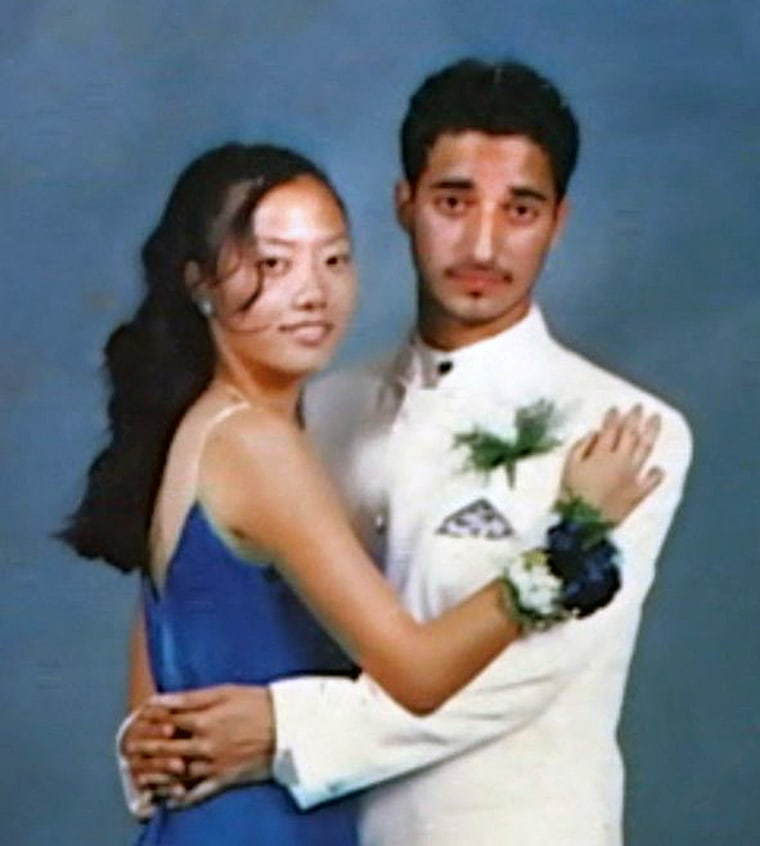 Hae Min Lee i Adnan Syed na balu gimnazjalnym.