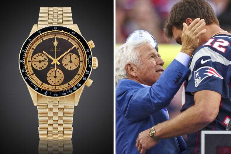 Rolex noszony przez Toma Brady'ego w sezonie 2023.