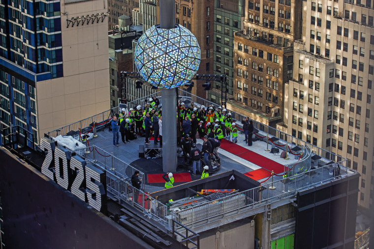 Test upadku piłki w sylwestrowy wieczór na Times Square