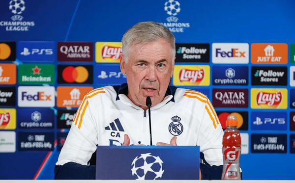 Ancelotti na konferencji prasowej Realu Madryt