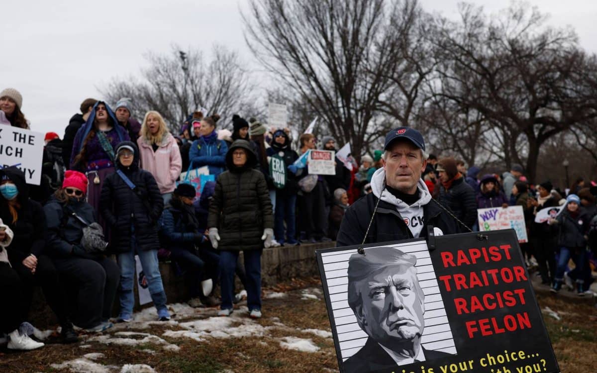 Tysiące protestują przeciwko powrotowi Trumpa do Stanów Zjednoczonych