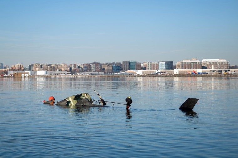 Zdjęcie: Samolot American Airlines i Black Hawk Helikopter Crash w pobliżu Reagan National Airport