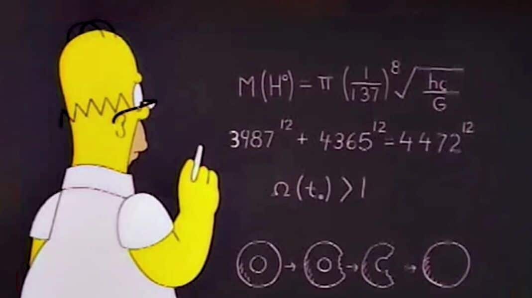 Homer Simpson rujnował jedno z najbardziej intrygujących twierdzeń w matematyce