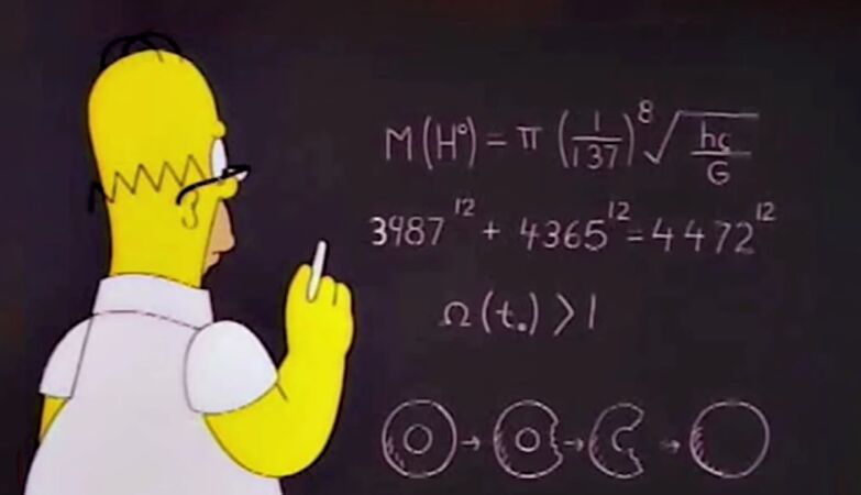 Homer Simpson rujnował jedno z najbardziej intrygujących twierdzeń w matematyce