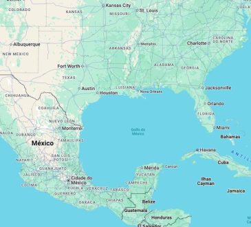 Zatoka Meksyku idzie do „Zatoki Ameryki” na Mapach Google z USA