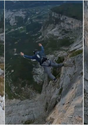 Base jumper cudem przeżywa dramatyczny skok… „Czułem, że to będzie mój ostatni”