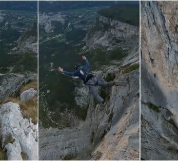 Base jumper cudem przeżywa dramatyczny skok… „Czułem, że to będzie mój ostatni”