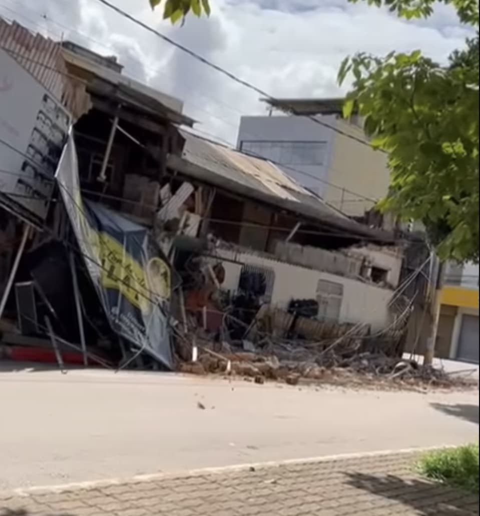 W niedzielę zawaliła się część budynku w centrum handlowym Porto Velho