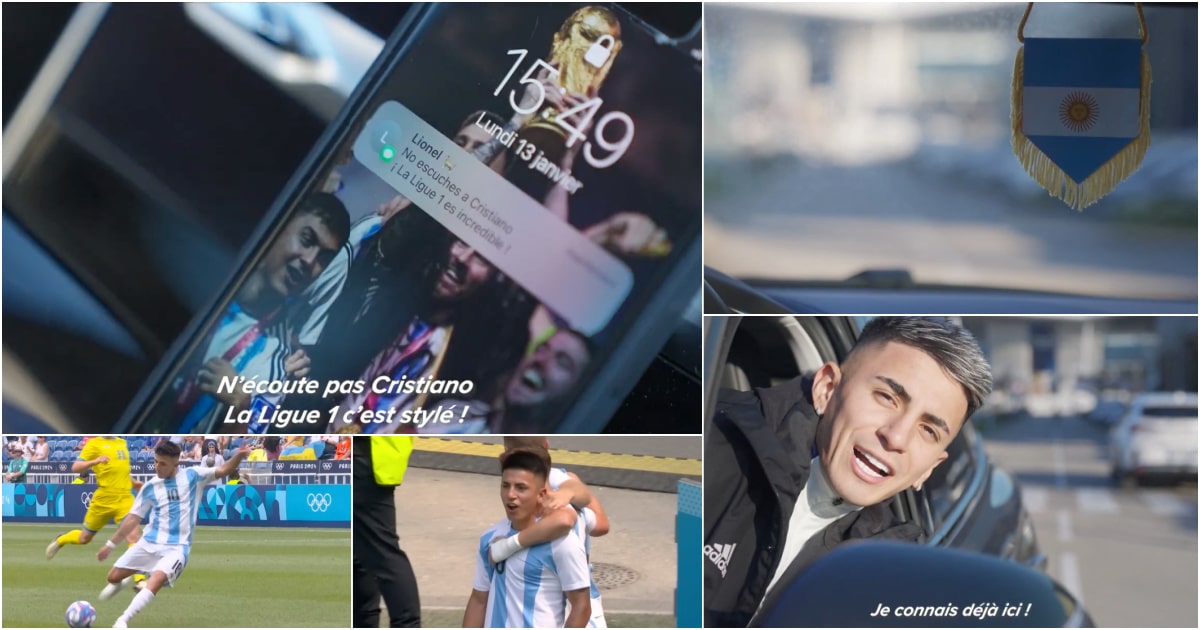 Thiago Almada, mistrz świata, zaprezentowany przez Lyon prowokację Cristiano Ronaldo