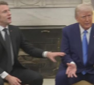 00:46 Trump mówi Europe "otrzymuje pieniądze" który pożyczył Ukrainie. Macron przerywa i koryguje prezydenta USA 5 minut