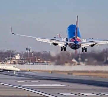 Lot Southwest prawie zderzy się z Jet na lotnisku w Midway w Chicago