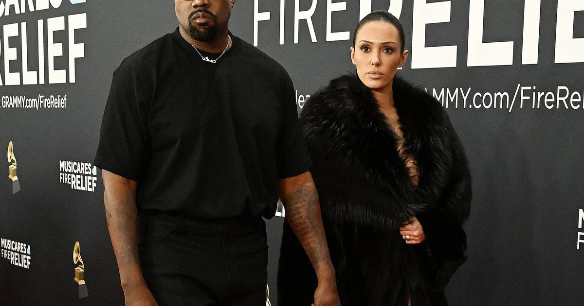 Kanye West na Grammy Awards z Bianca Cenzori w niewidzialnym sukience: czy wydaleli od wieczoru?