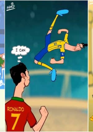 Animacja pokazuje inspirującą trajektorię Ronaldo na przestrzeni lat