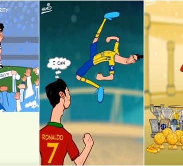 Animacja pokazuje inspirującą trajektorię Ronaldo na przestrzeni lat