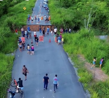 Obrazy lotnicze pokazują, jak to jest zepsute na BR-364 po ulewnych deszczach