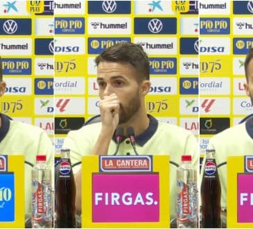 Las Palmas Player zawiera konferencję prasową i informuje, że rak powrócił