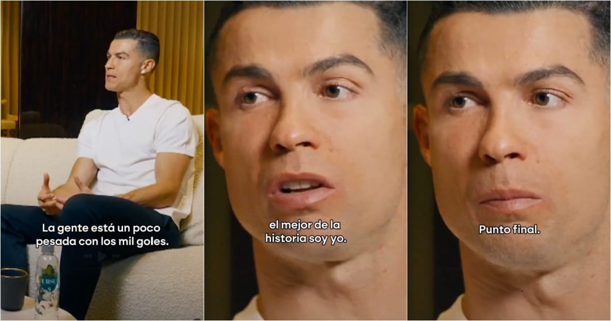 Ronaldo nie ma wątpliwości i stwierdza: „Najlepsze w historii to ja. Kropka!"