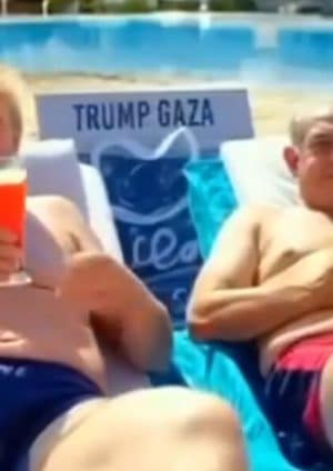 Netanjahu opalanie, piżmo jedzące Pate. Obrazy AI z kurortu „Trump Gaza” udostępnione przez… Trump