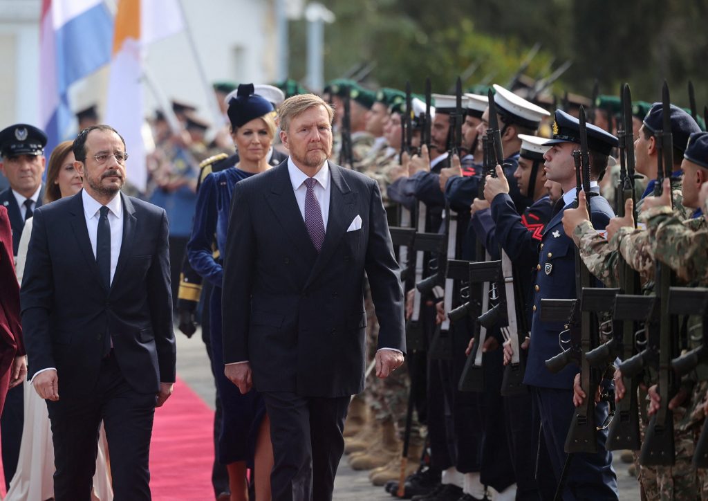 Królewska para Holandii poprosiła o zamknięcie ziemniaków Cypru