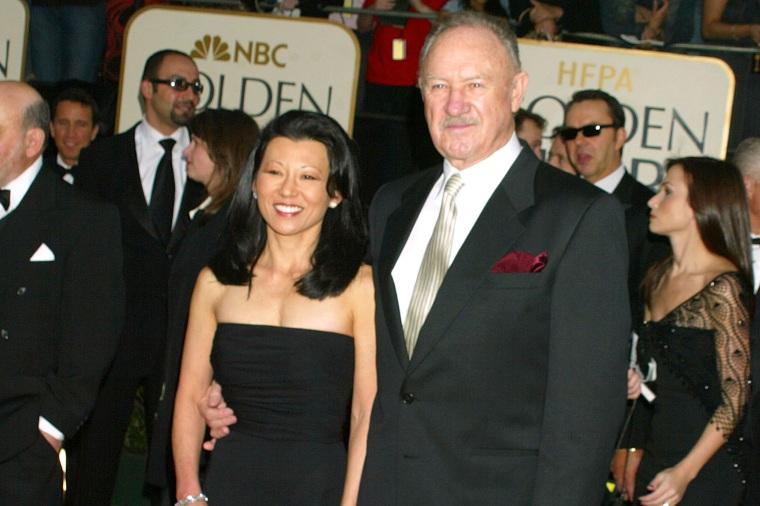 60th Golden Globe Awards - Przyjazdy Gene Hackman Betsy Arakawa