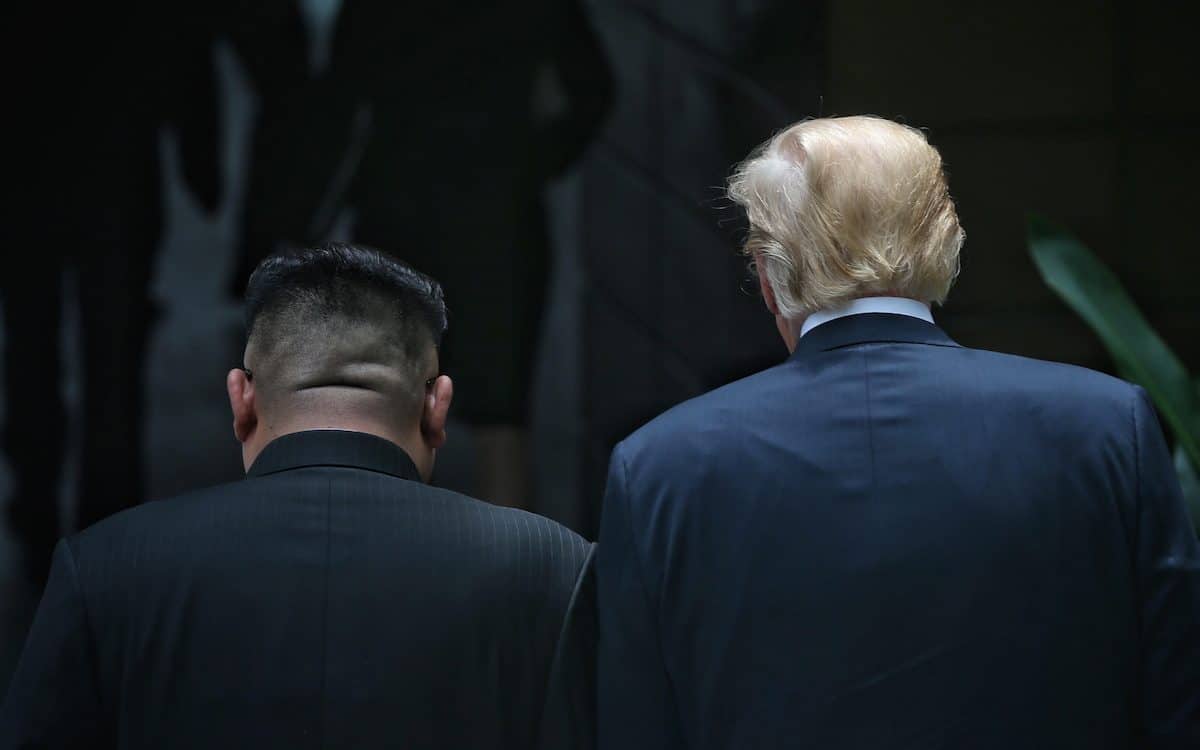 Trump dał cichą Kim Jong-un