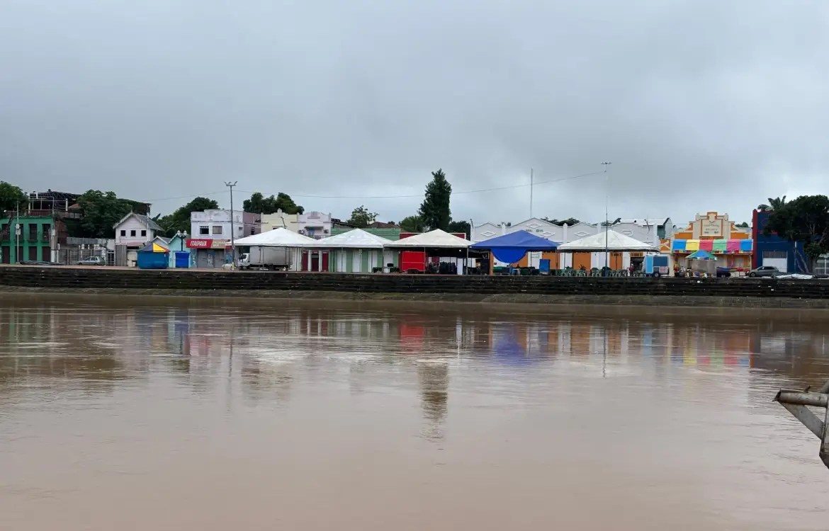 Rzeka Acre nadal rośnie w Rio Branco i osiąga 15,51 metrów; Poziom wzrósł o 11 centymetrów od ostatniego pomiaru